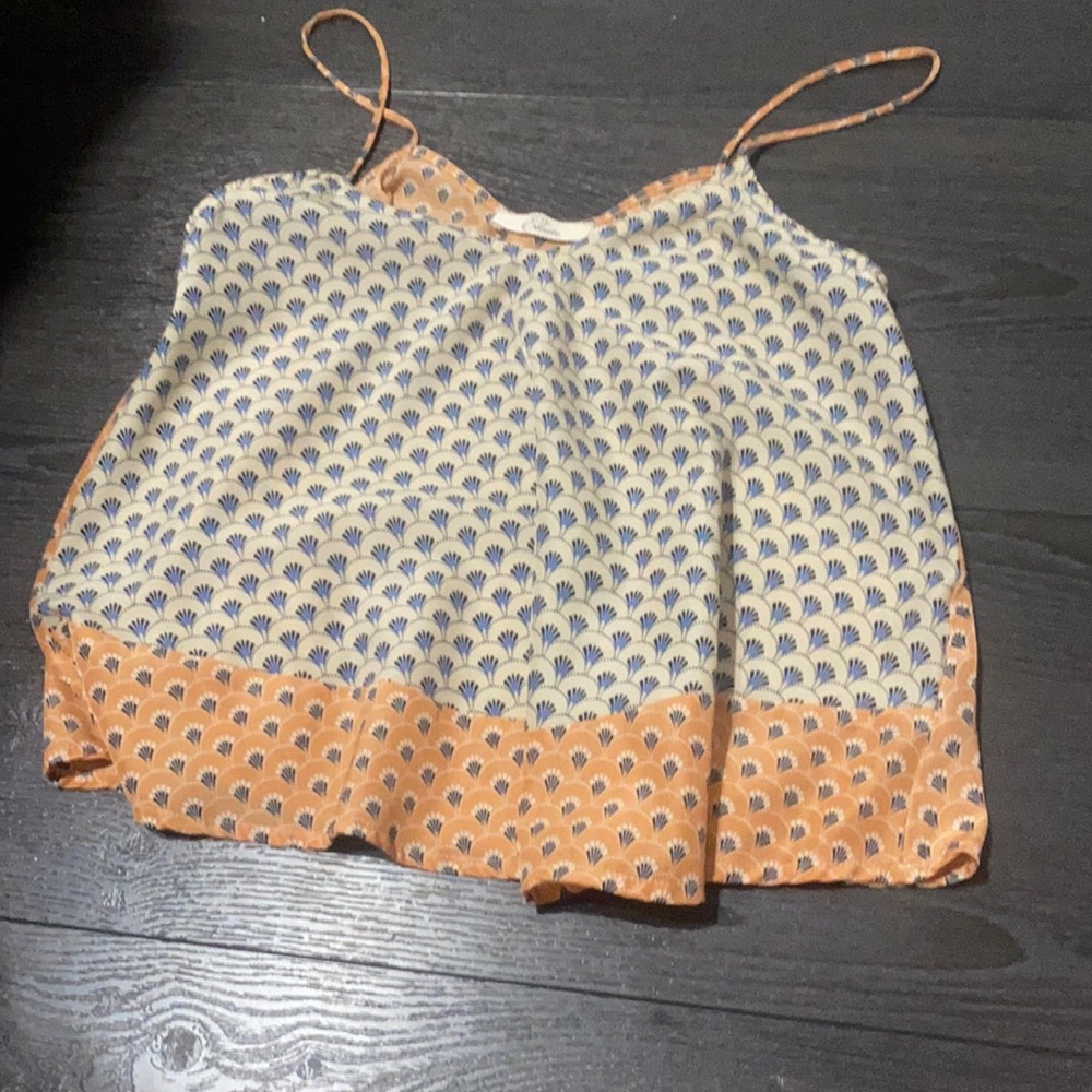 Orange loose top